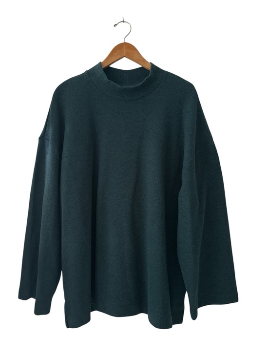 Old Navy Sweaters - Old Navy Dark Teal Cozy Mock Neck Tunic Sweater NEW sz XXL